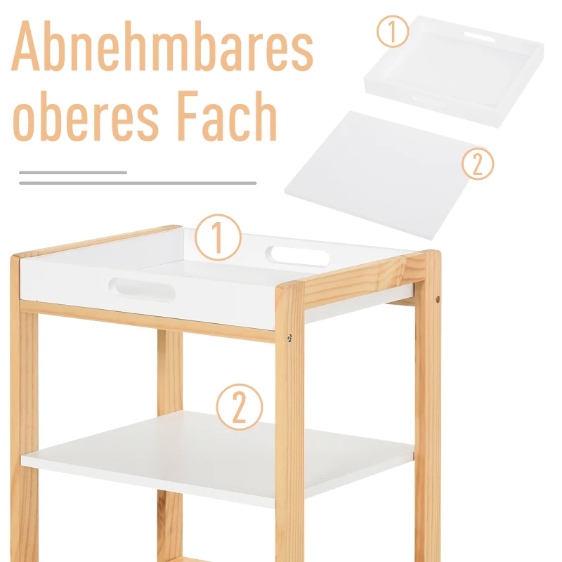 HOMCOM Wózek kuchenny Szafka kuchenna na kółkach