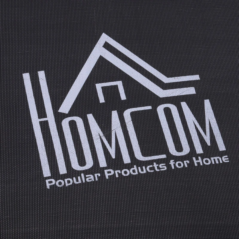 HOMCOM 45” Round Mini Trampoline Rebounder Indoor Outdoor Mini Jumper with Adjustable Handle Orange