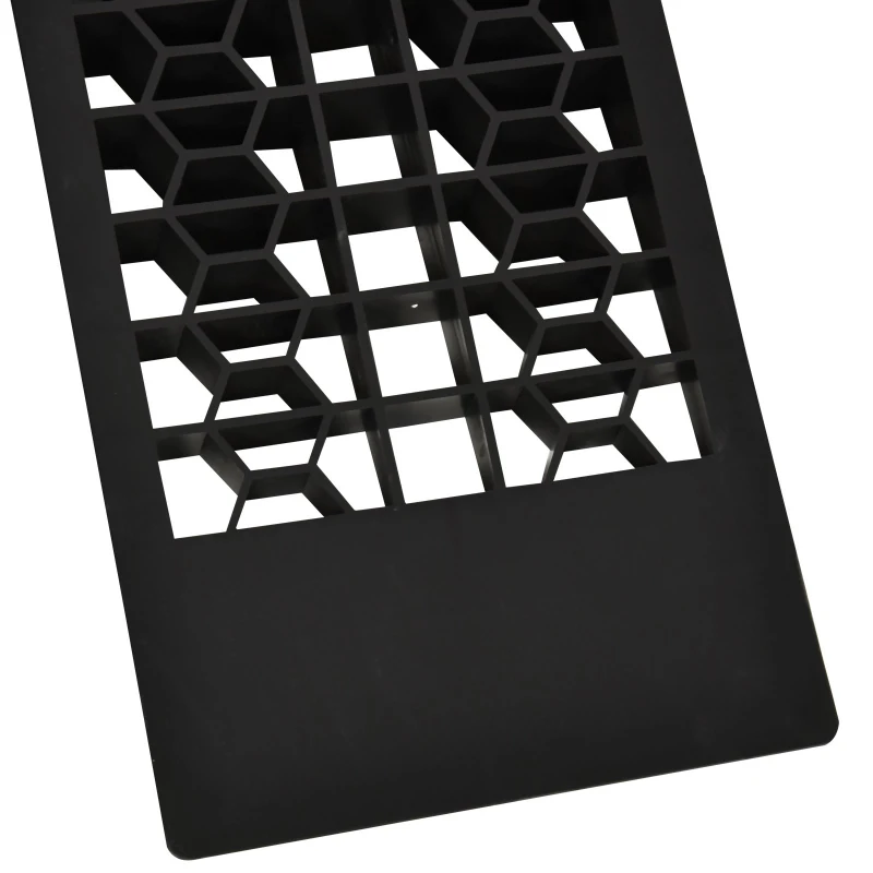 HOMCOM Zestaw 2 Ramp Dojazdowych Schodów Krawężnikowych Gumowych 3T PP Czarny 70 x 19,5 x 7,8 cm