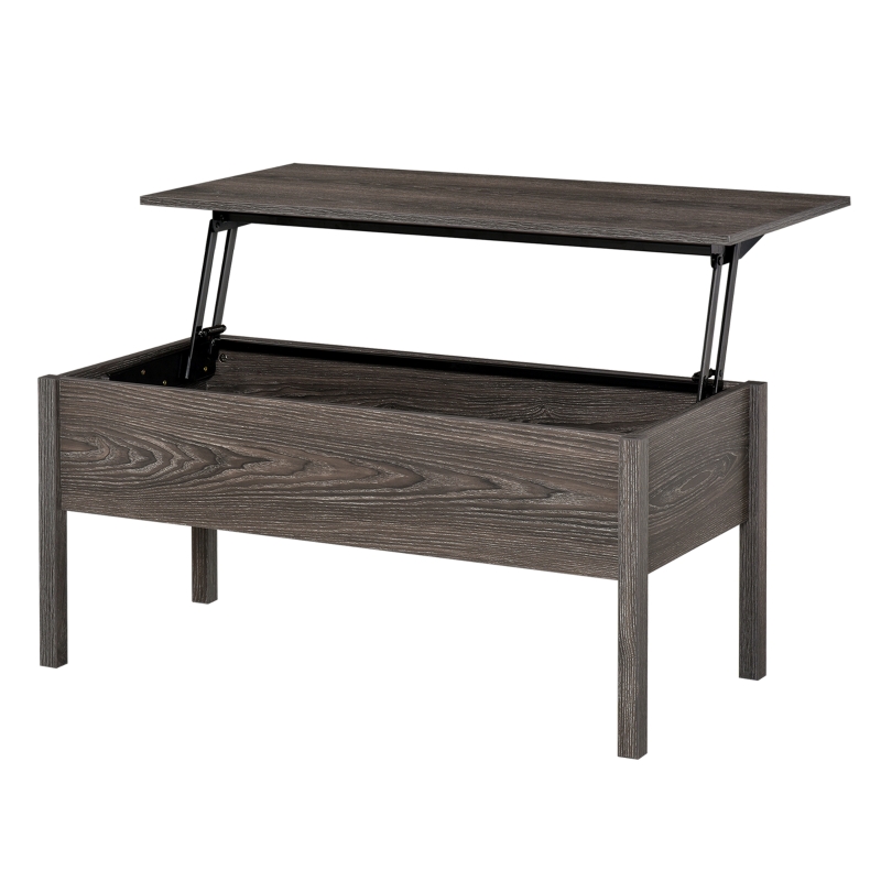 HOMCOM Couchtisch 98 cm x 48 cm x 45 cm