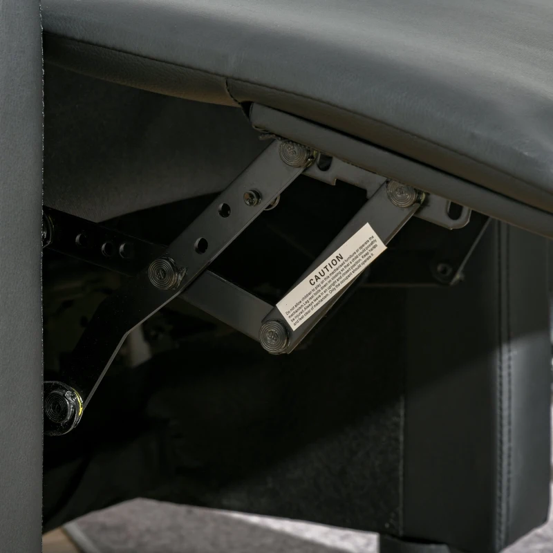 HOMCOM fotel telewizyjny z funkcją odchylania