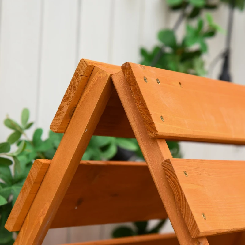 Boks na pojemniki na śmieci z przednimi drzwiami Śmietnik na 2 kosze o pojemności 240 l lite drewno