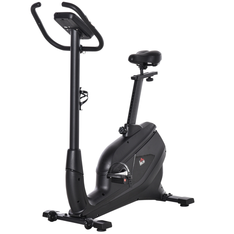 HOMCOM Heimtrainer Fahrradtrainer mit LCD Monitor