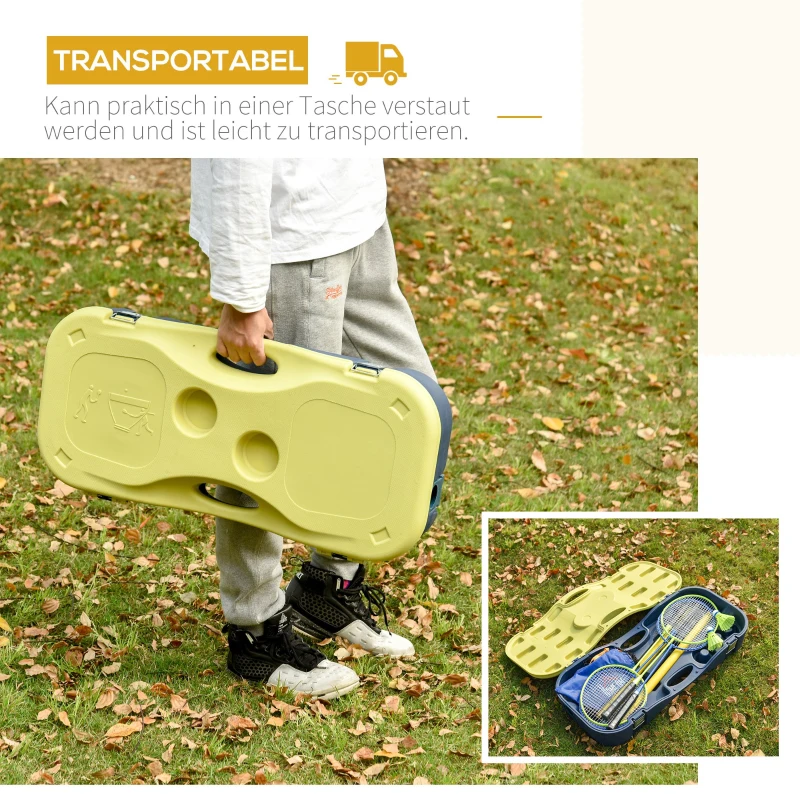 Zestaw do Badmintona HOMCOM z Przenośnym Stojakiem