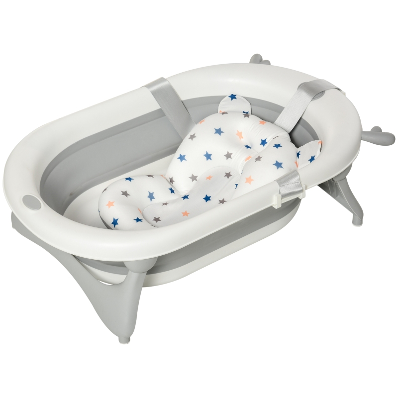HOMCOM Babybadewanne 81,5 cm x 50,5 cm x 23,5 cm