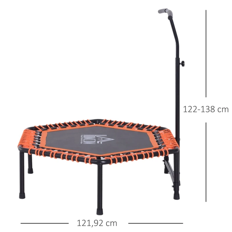 trampolina fitness trampolina ogrodowa do jogi 121,92x121,92x138 cm | Aosom.de