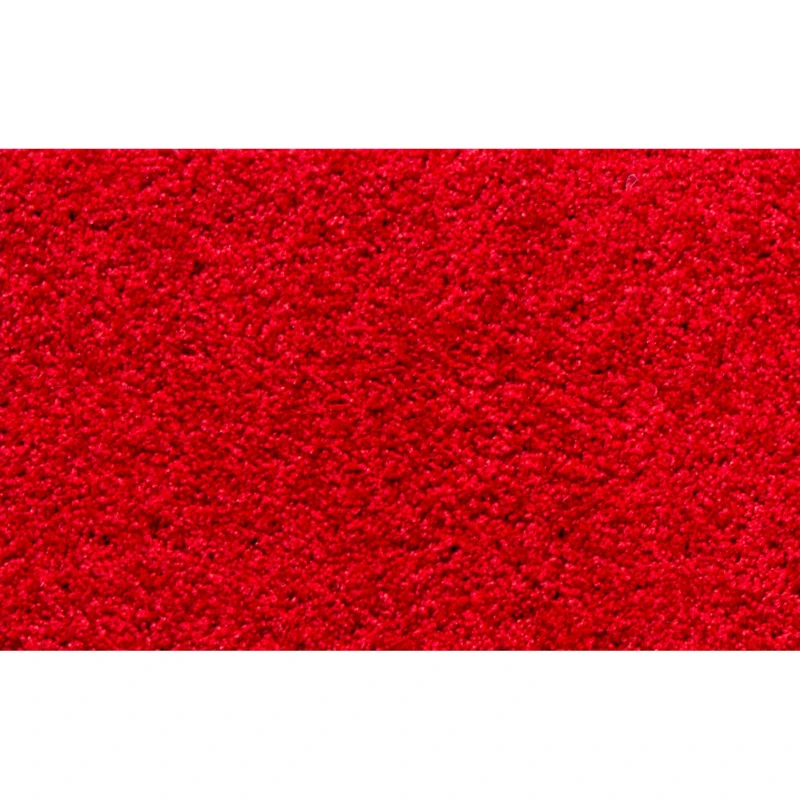 Homcom Fußmatte waschbar Gummiumrandung Rot 150 x 90 x 0,5 cm