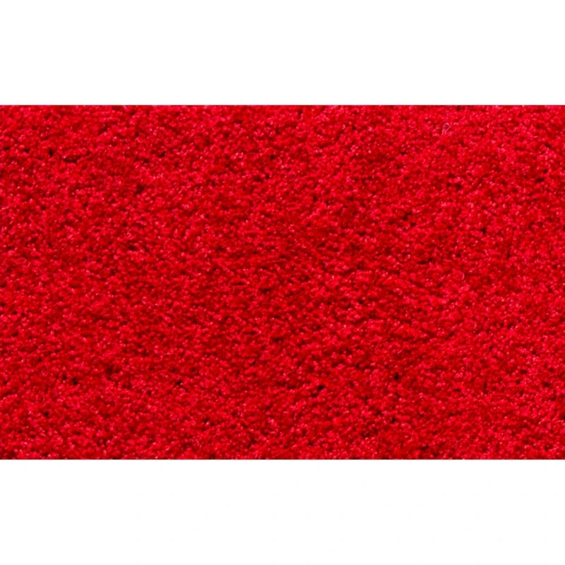 Homcom Fußmatte waschbar Gummiumrandung Rot 120 x 80 x 0,5 cm