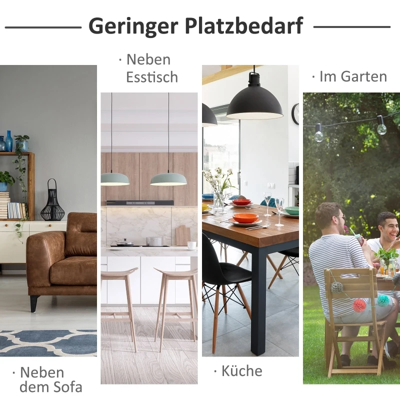 HOMCOM Wózek kuchenny Szafka kuchenna na kółkach