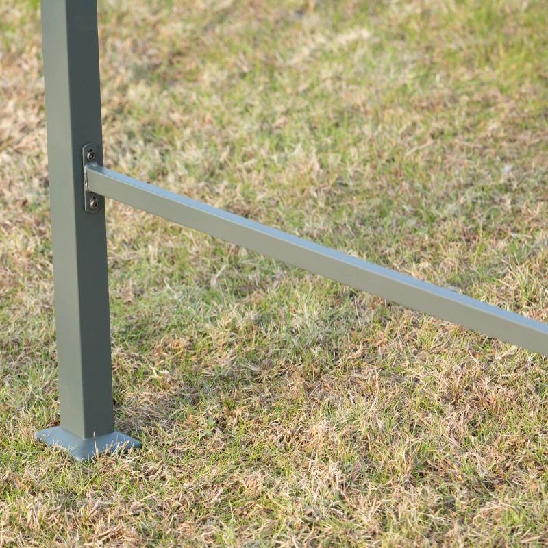 Outsunny Pawilon Grillowy z Ochroną Przeciwpożarową