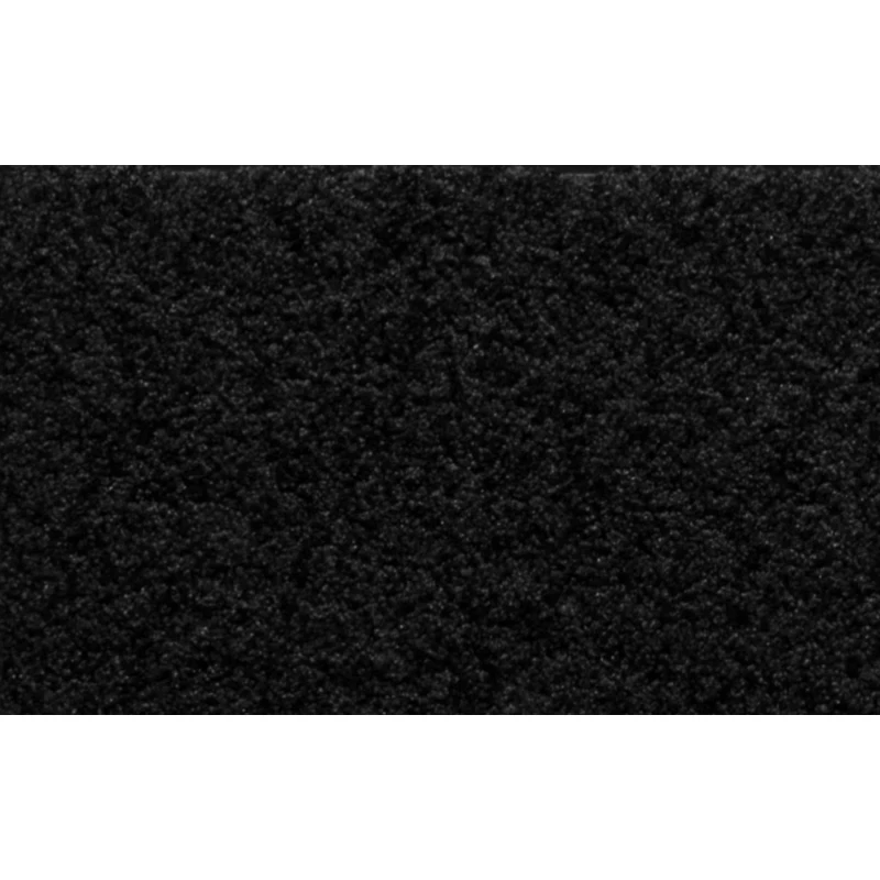 Homcom Fußmatte waschbar Gummiumrandung Schwarz 180 x 120 x 0,5 cm