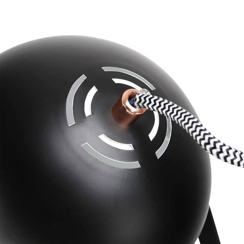 HOMCOM Stehleuchte Stehlampe E27-Fassung neben Sofa 90° verstellbar Metall Schwarz 25,5 x 20 x 155 cm