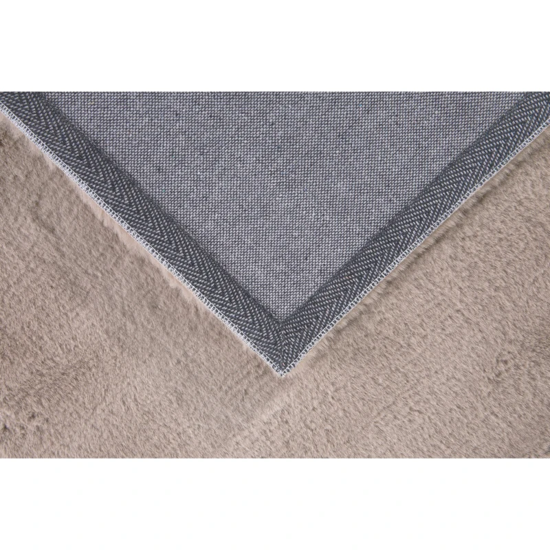 Homcom Teppich Taupe 120 x 170 x 3,5 cm