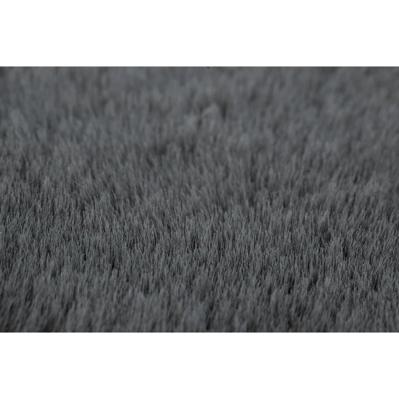 Homcom Kunstfell Hochflor Anthrazit 80 x 55 x 3 cm