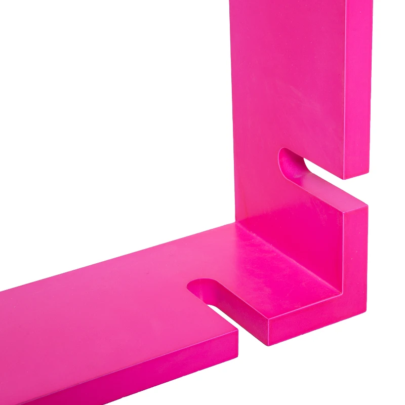 HOMCOM Wandregal Würfelregal Cube Regal mit 3 Fächern MDF Rosa