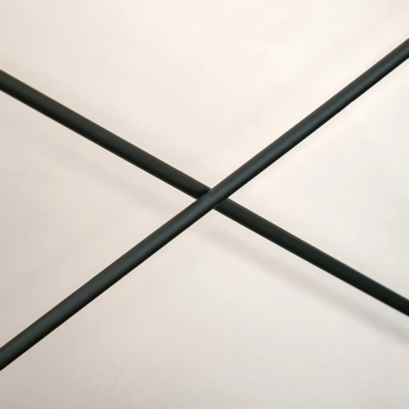 HOMCOM Schreibtisch Computertisch Bürotisch Home-Office Tisch klappbar mit E1 Spanplatte Metallrahmen faltbar Industriedesign Laptop Tisch Rustikales Braun+ Schwarz 90 x 45 x 74 cm