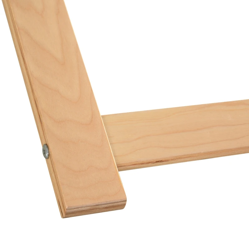 HOMCOM Relaxsessel mit Fußhocker, Ruhesessel mit Armlehne, Relaxstuhl, Leinenbezug Holzgestell Braun 65 x 69 x 98 cm