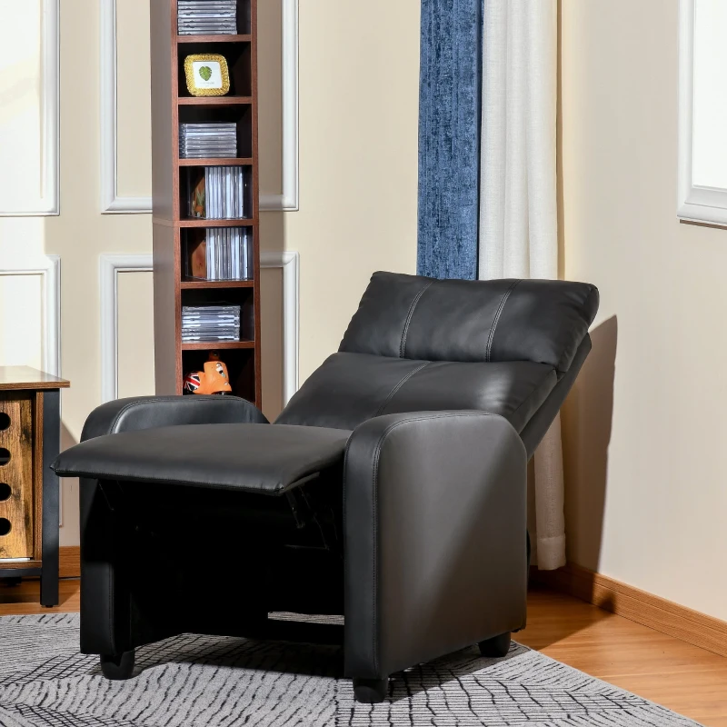 HOMCOM fotel telewizyjny z funkcją odchylania