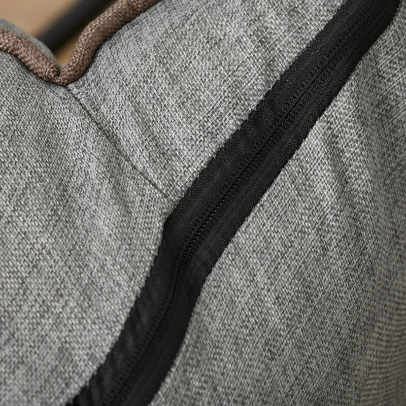 HOMCOM® Bodenstuhl Bodensessel Rückenlehne verstellbar modern für Wohnzimmer Büro Grau