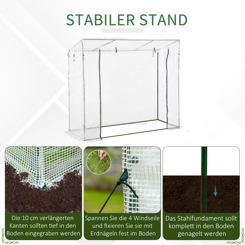 Szklarnia z okienkiem szklarnia do pomidorów cieplarnia skrzynia inspektowa biała