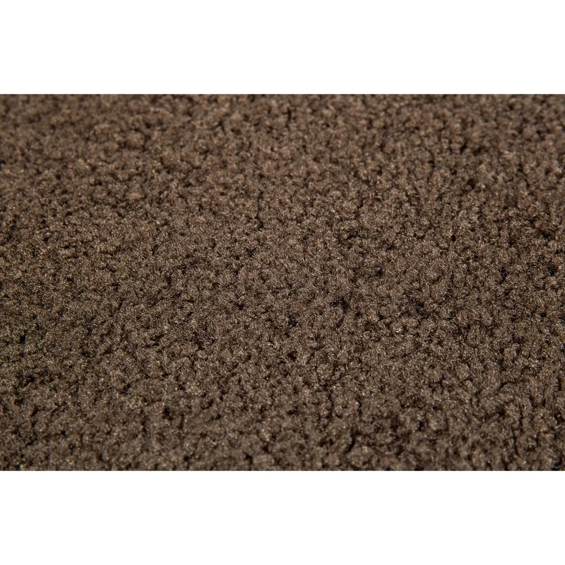 Homcom Fußmatte waschbar Gummiumrandung Teak 120 x 80 x 0,5 cm