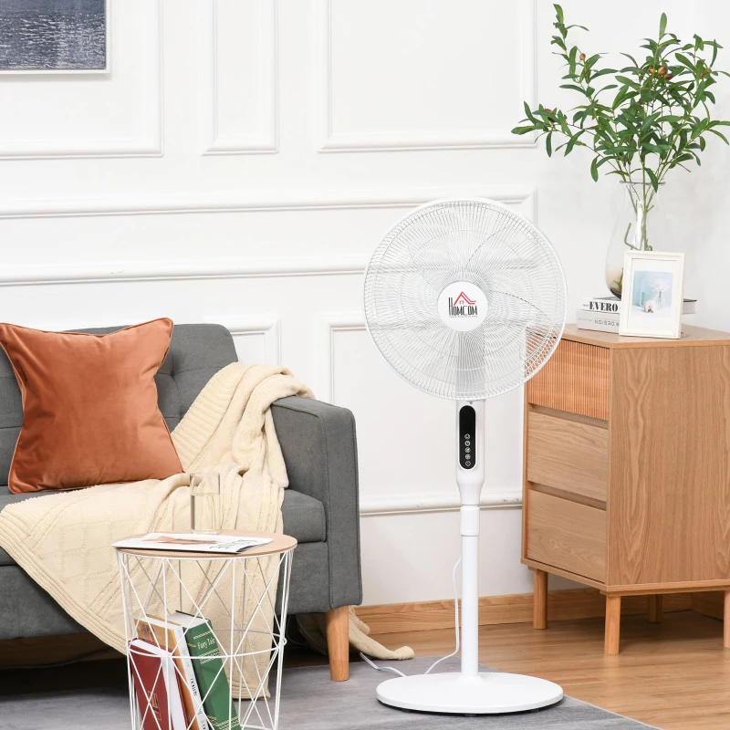 Wentylator stojący 138 cm timer 5 h Wentylator 3 prędkości regulowany stal