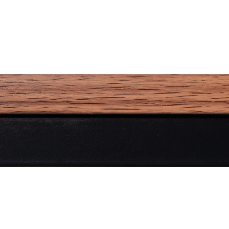 HOMCOM Consoletafel dressoirt bijzettafel met metalen legplank industriële stijl metaal