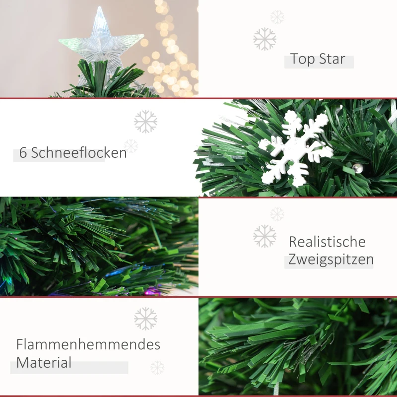 HOMCOM® Kunstkerstboom | dennenboom | Ø 25 x 60 cm | groen | Aosom.de