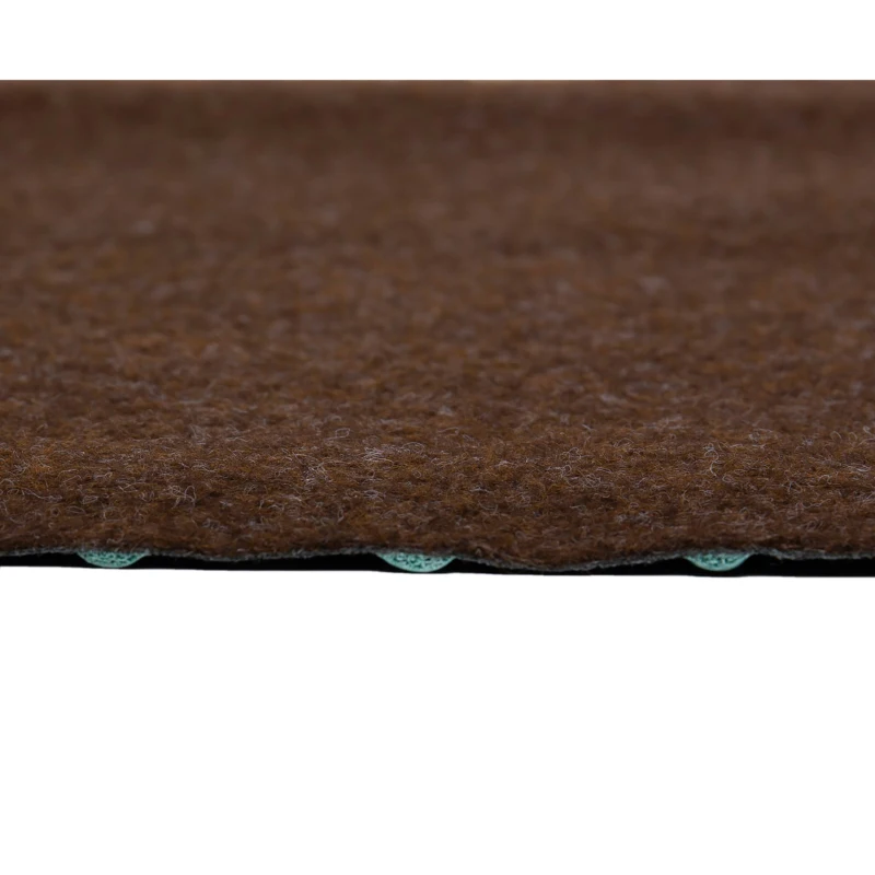 Outsunny Kunstrasen Drainage-Noppen Braun 400 x 133 x 0,4 cm