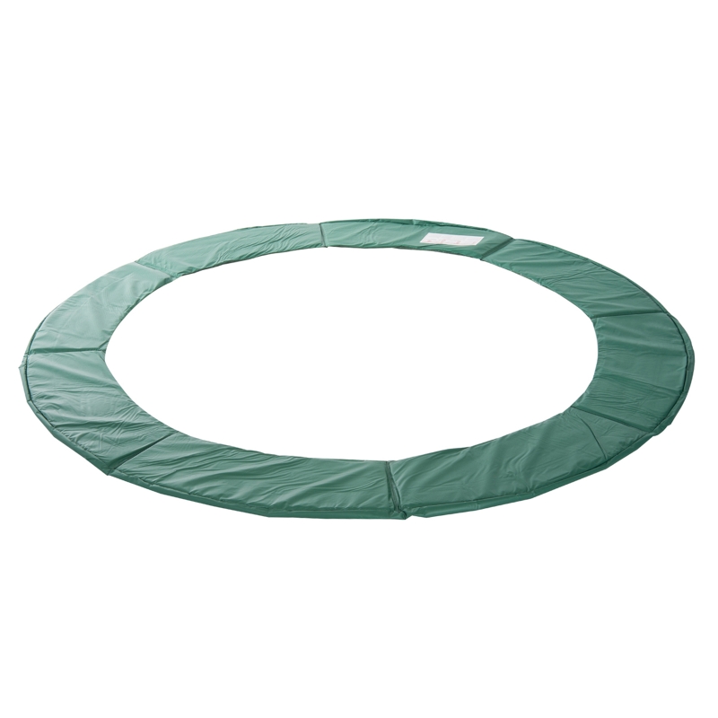 HOMCOM Cubierta de Protección Cojín Borde para Cama Elástica y Trampolines con Diámetro Ø244 cm Verde