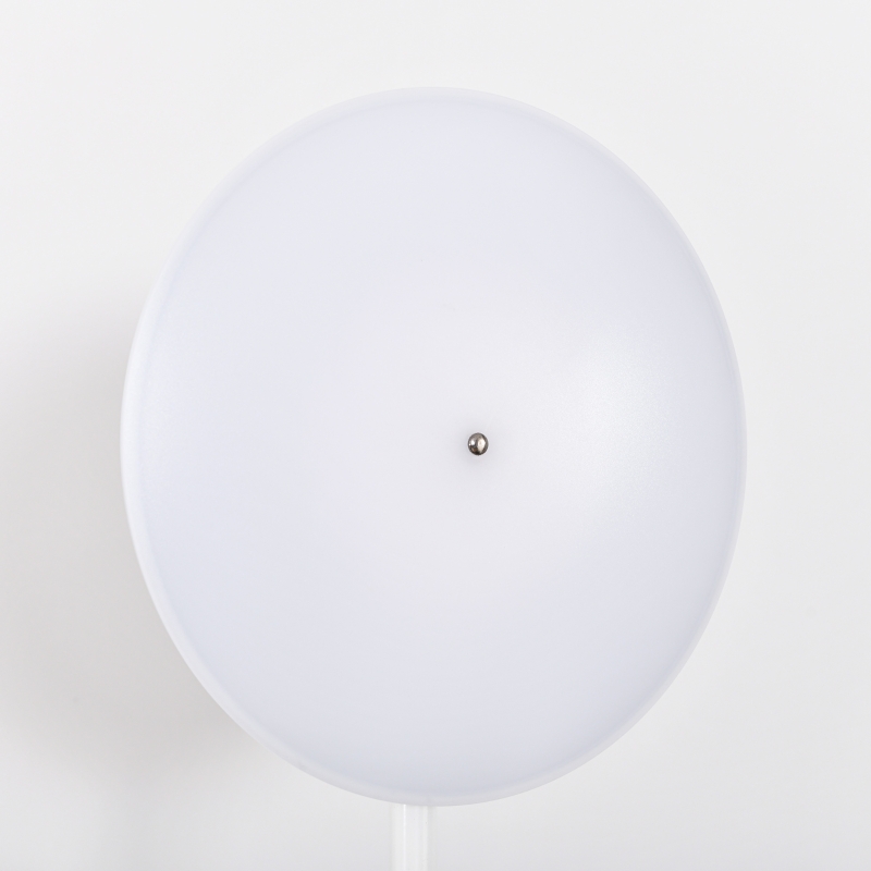 HOMCOM Modern Floor Lamp, Dimming Uplighter Standing Lamp with 3 Brightness, Adjustable Head for Living Room, Bedroom, 171.5cm, White