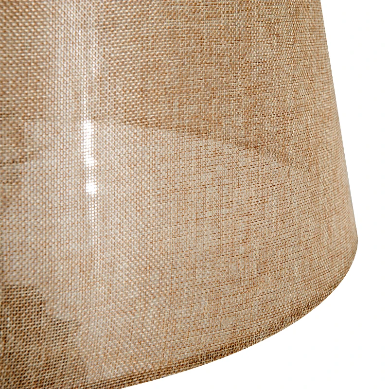 HOMCOM Tripod Floor Lamp Wooden Adjustable Modern Illumination Design E27 Bulb Compatible (Cream Shade) 99-143H