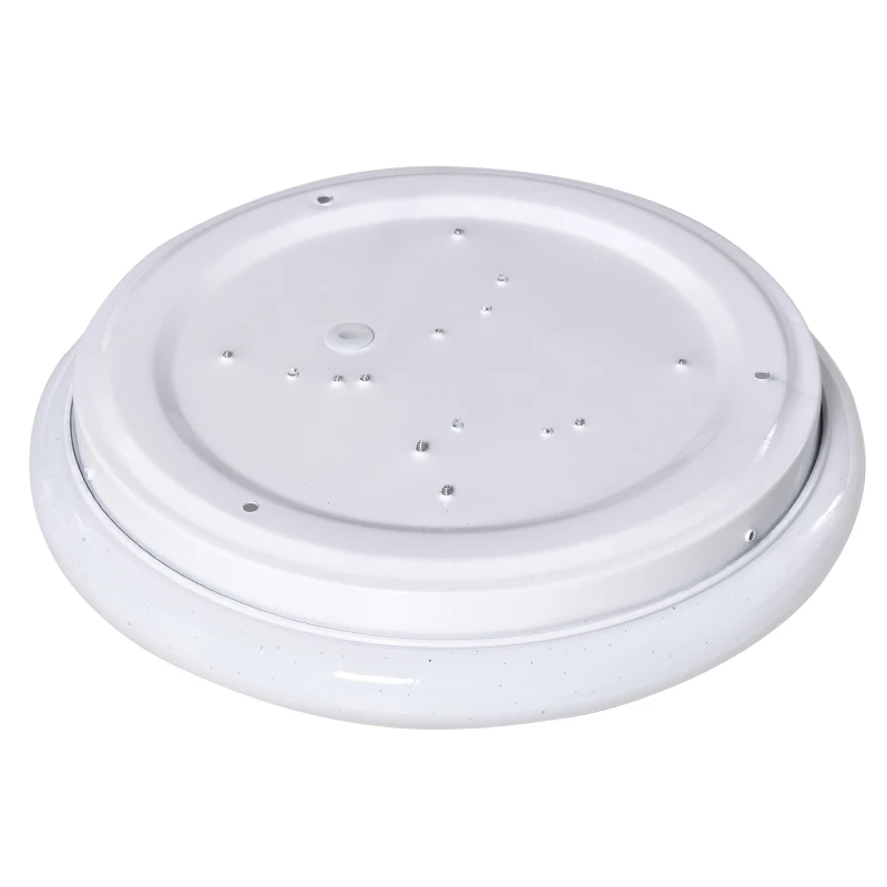 HOMCOM LED Ceiling Light Modern Ceiling Lamp 22W 1500 Lumen Cold White Light Mount Ceiling Lamp for Living Room Bedroom Kitchen Hallway