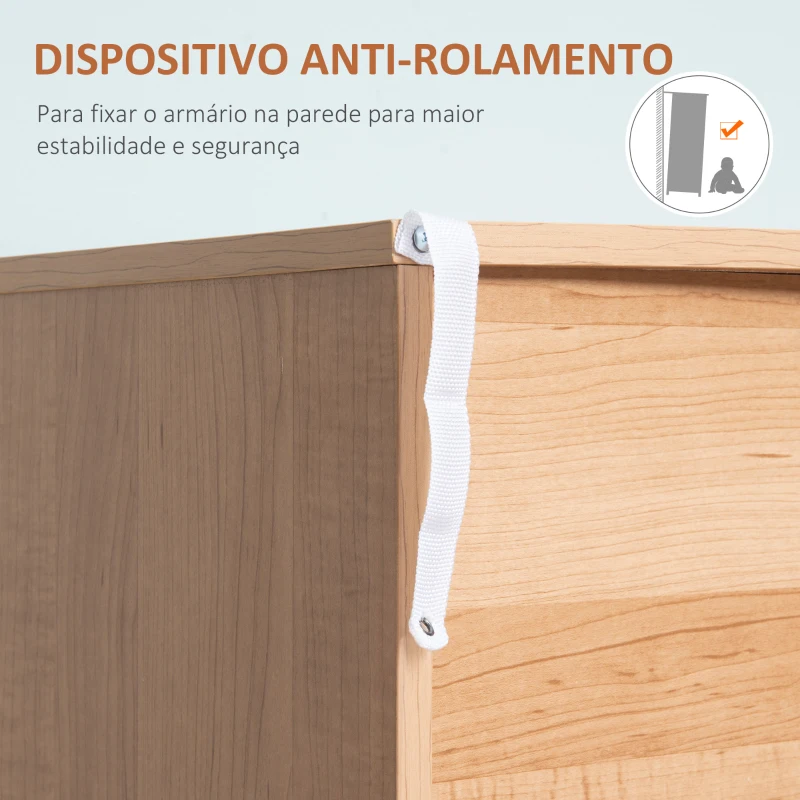 HOMCOM Cómoda de Madeira com 3 Gavetas Armário Auxiliar de Armazenamento Moderna com Pés Elevados para Dormitório Sala de Estar 80x39x80cm Branco e Madeira Natural
