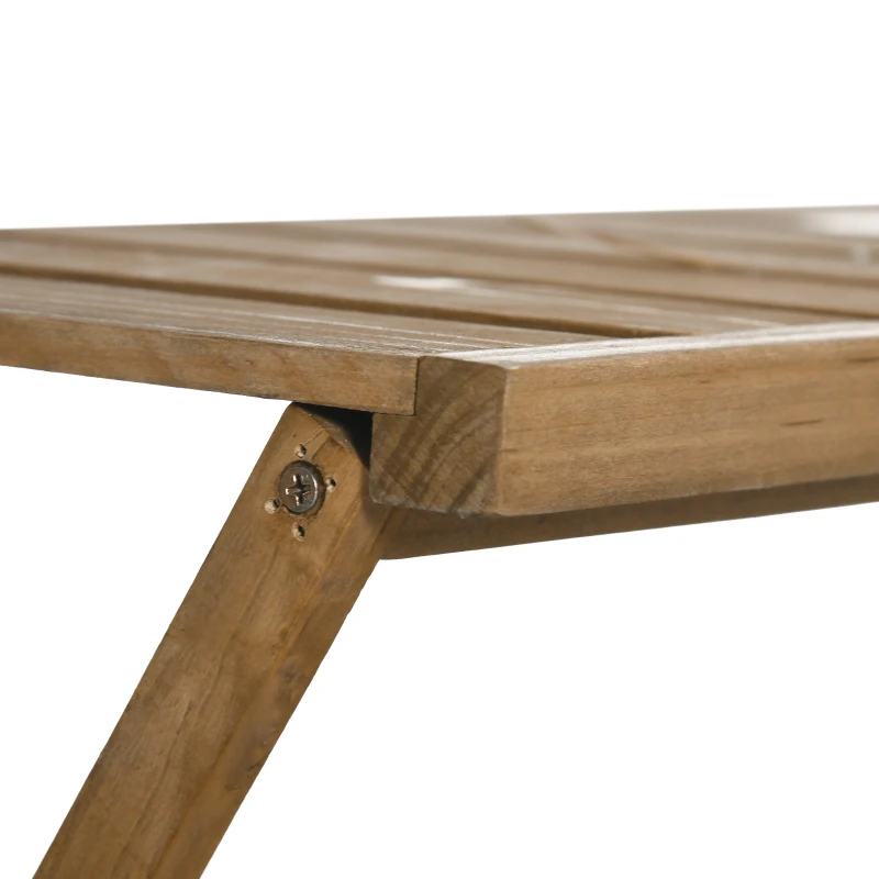 Outsunny Suporte de Madeira para Plantas em Forma de Escada com 3 Prateleiras Dobrável Suporte de Vasos de Plantas para Decoração de Interiores e Exteriores 101x83x88cm Marrom