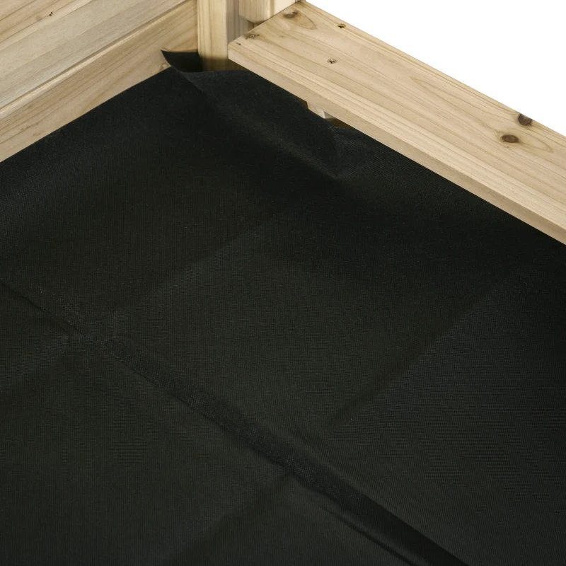 Outsunny piaskownica w kształcie statku drewniana skrzynia do zabawy błotem ławka maszt flagowy żaglowiec statek piracki dla dzieci w wieku 3–8 lat kolor naturalny 180 x 91,5 x 144 cm