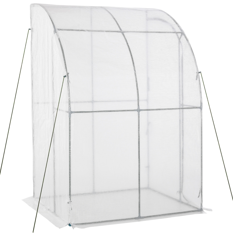 Outsunny Outdoor Medium 143x118x212cm Plant & Vegetable Hot House w/ UV-Resisant Cover