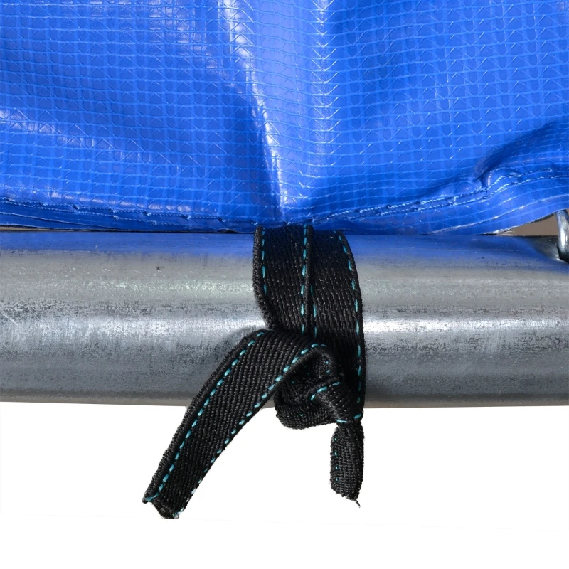 HOMCOM 244cm Trampoline for Kids and Adult with Safety Enclosure Net Spring Pad Waterproof Jump Mat for Outdoor Indoor Use