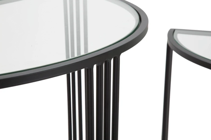 Consolle Dublino Coppia Cm 81X40,5X82 - 71X35,5X72