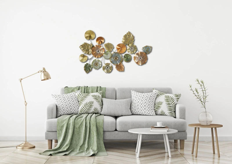 Pannello In Ferro Leaf  Cm 117X7X74