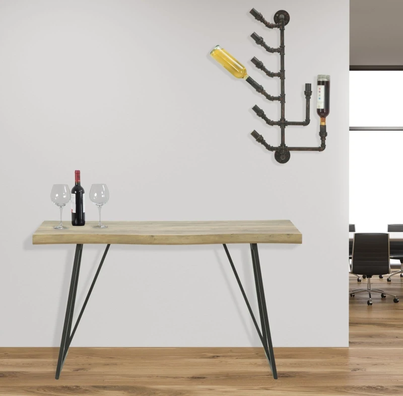 Porta Bottiglie Da Muro Manhattan 8 Posti Cm 40X9X82