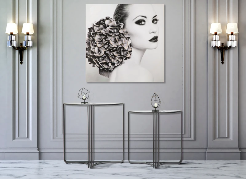 Consolle Dublino Coppia Cm 81X40,5X82 - 71X35,5X72