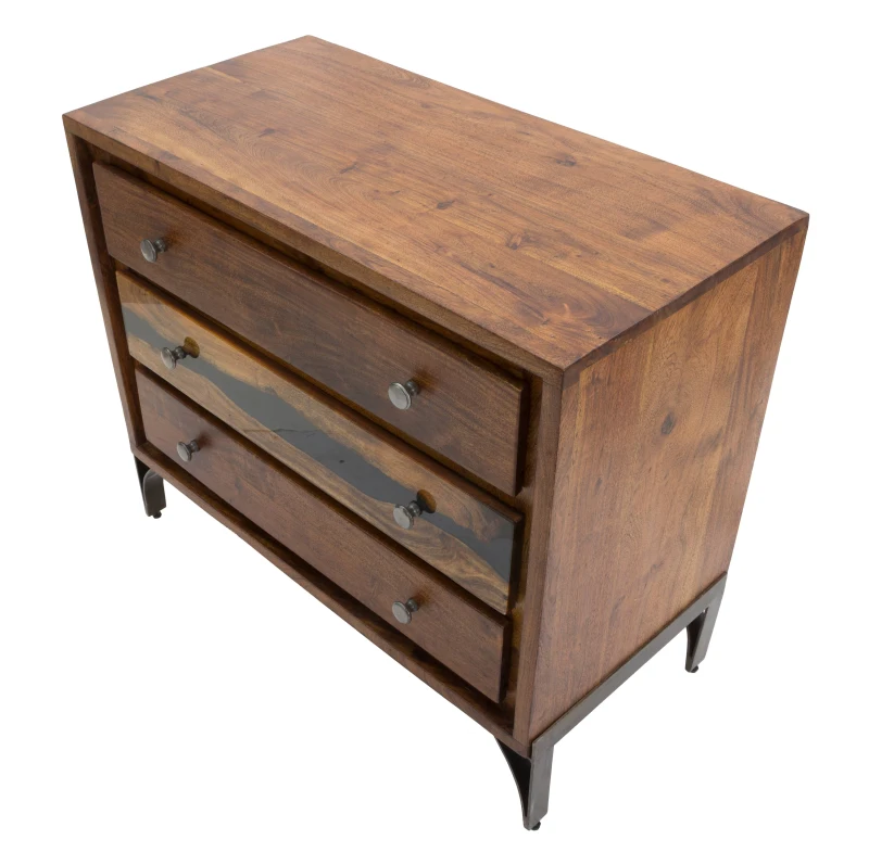 Como' Mustang Cm 88X45X75 (Legno Di Acacia Nilotica)