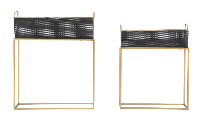 Porta Vasi Fashion Ret. Coppia Cm 60X23X73,5-51X20X64