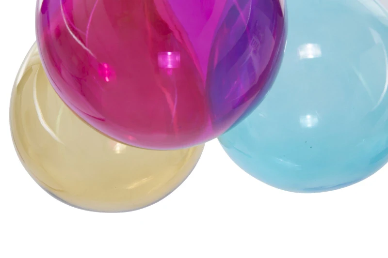 Lampadario Oklahoma 3 Luci Cm Ø 25X135 (Vetro Ø 3.5)