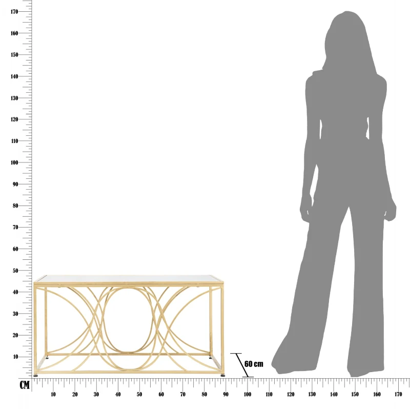 Tavolo Da Caffe' Exy Cm 90X60X45