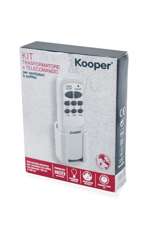 Kooper Kit Comando A Distanza Ventilatori A Soffitto