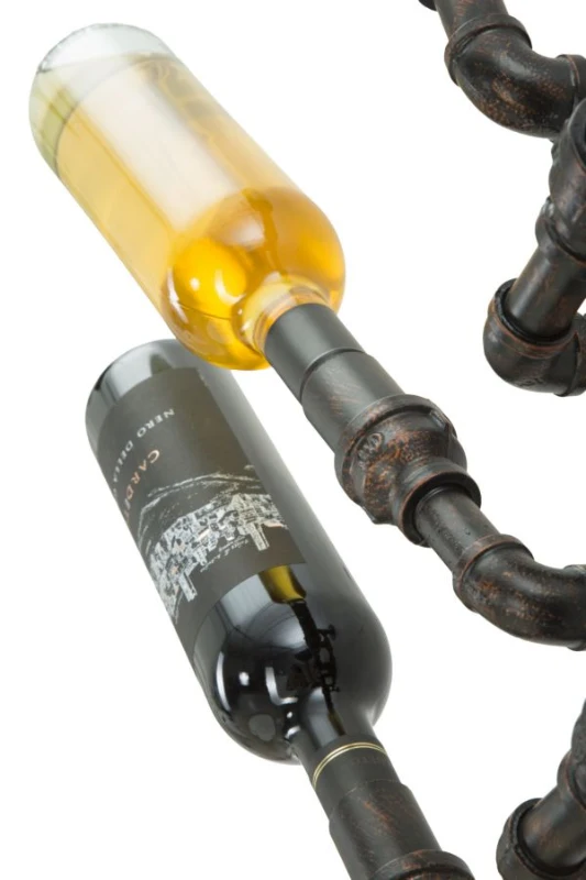 Porta Bottiglie Da Muro Manhattan 6 Posti Cm 27X15X55