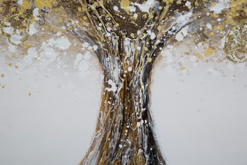 Dipinto Su Tela Super Tree -A- Cm 180X3,8X60