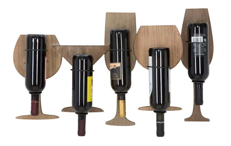 Porta Bottiglie Da Muro Glass Cm 71X12.5X41.5